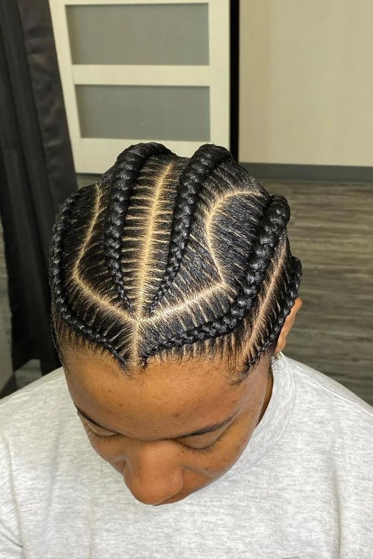 cornrows styles for black men