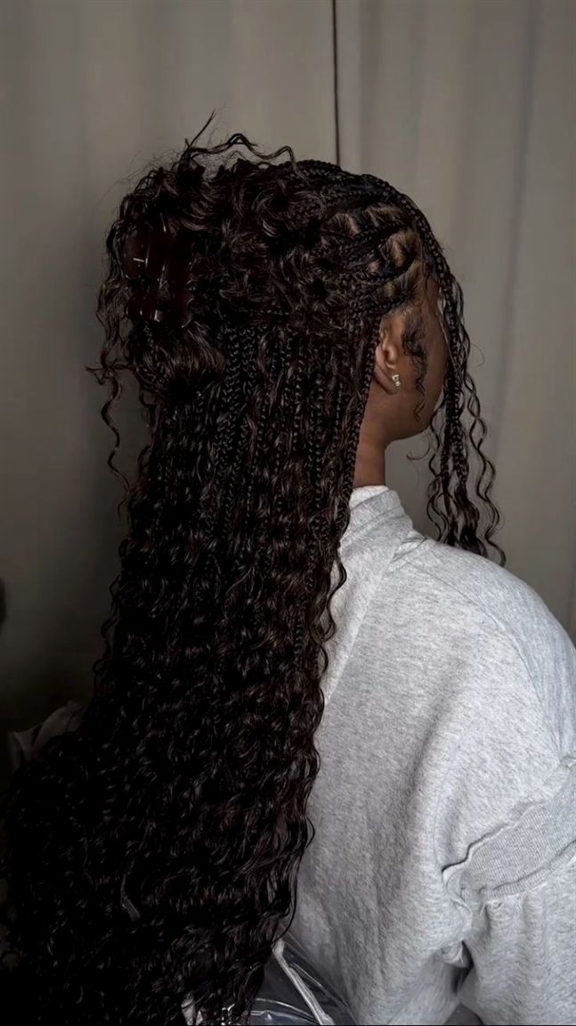 Boho Knotless Braids