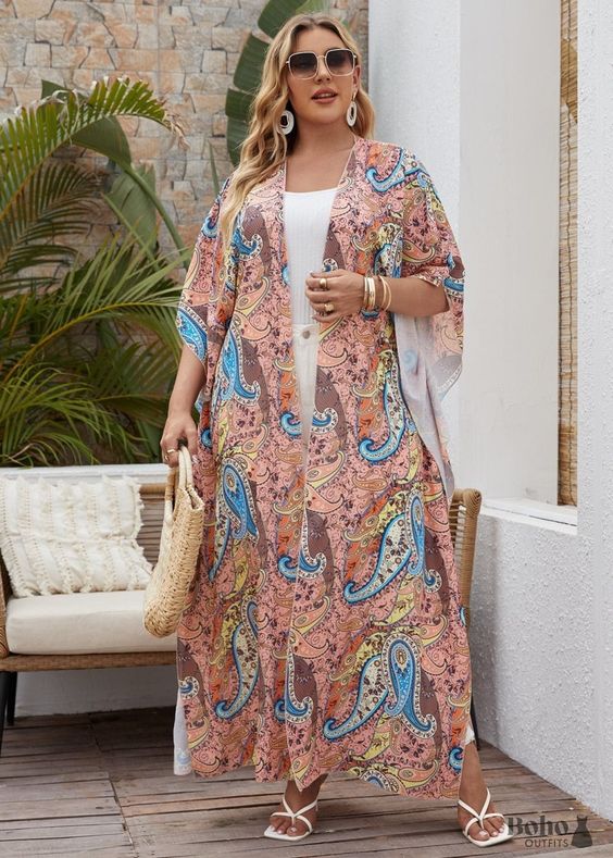 Boho dresses plus size best sale