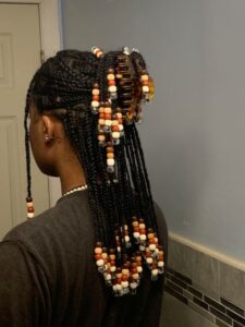 How to style natural hair with beads