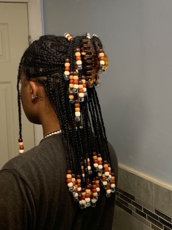 How to style natural hair with beads