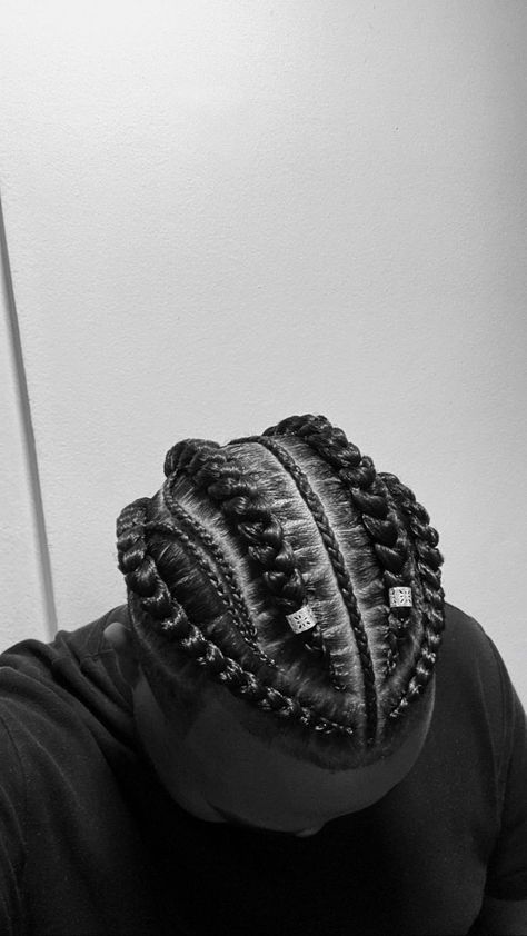 4 Cornrows with Fade Styles