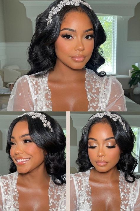 Natural bridal makeup look