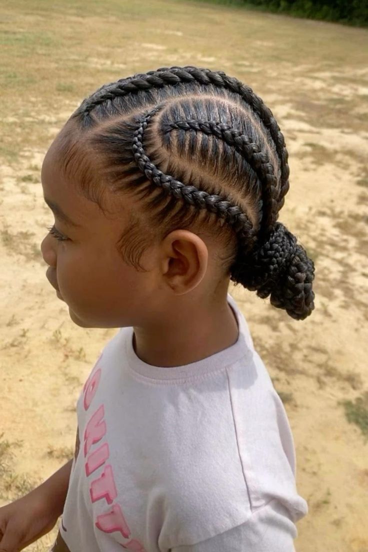 Cornrow Styles with Natural Hair for Kids (Cute, Easy, and Parent ...