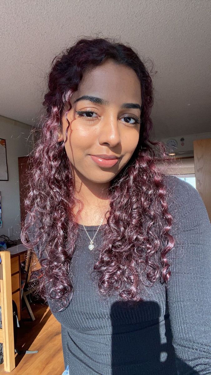 chocolate berry hair