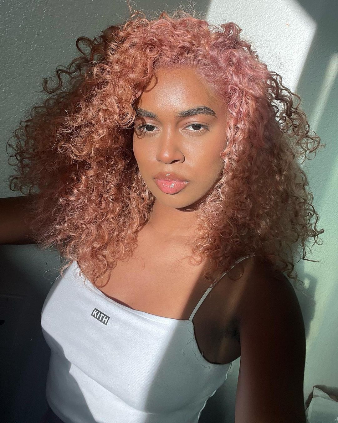 rose gold hair