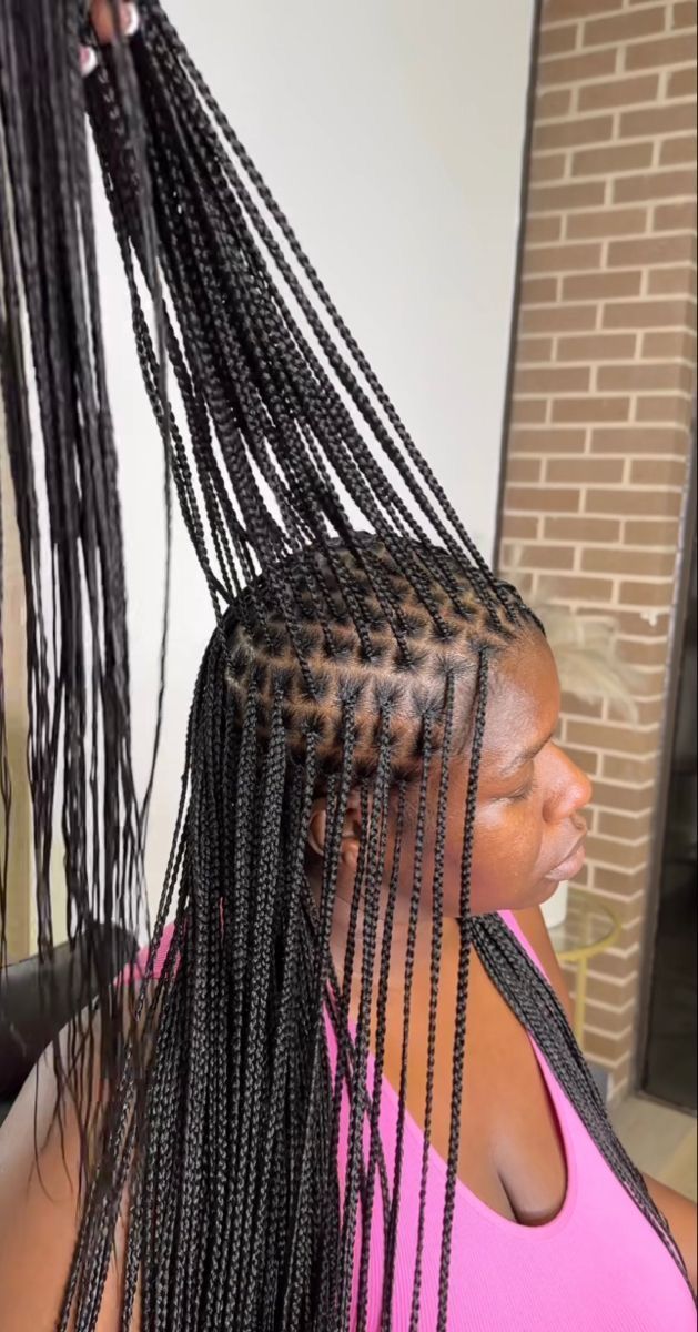tiny box braids