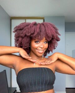 deep burgundy hair colors