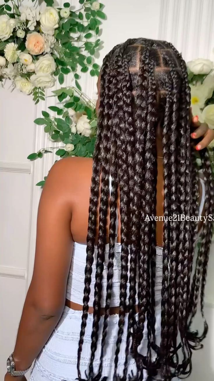 jumbo knotless box braids