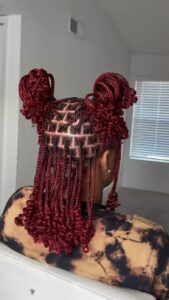 Short Knotless Box Braids